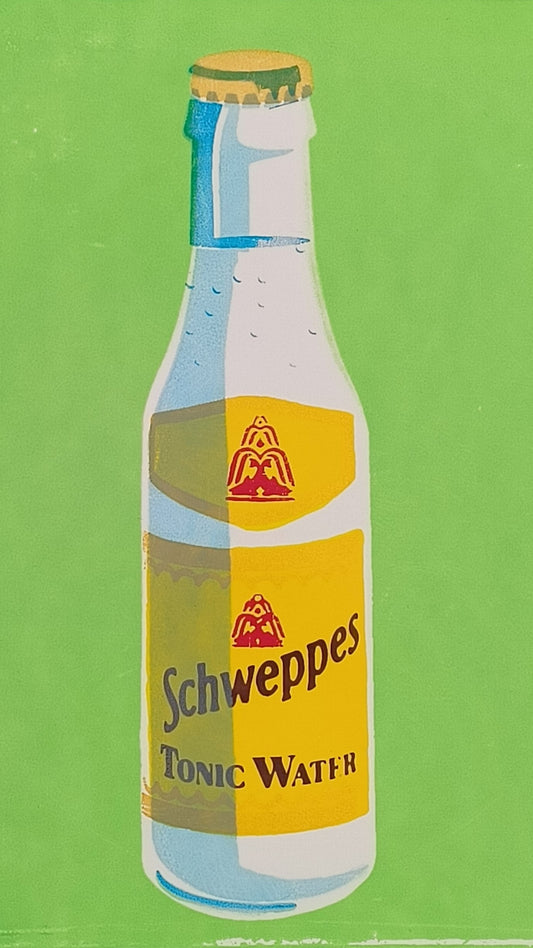 SCHWEPPES TONIC WATER SCREENPRINT 30/30