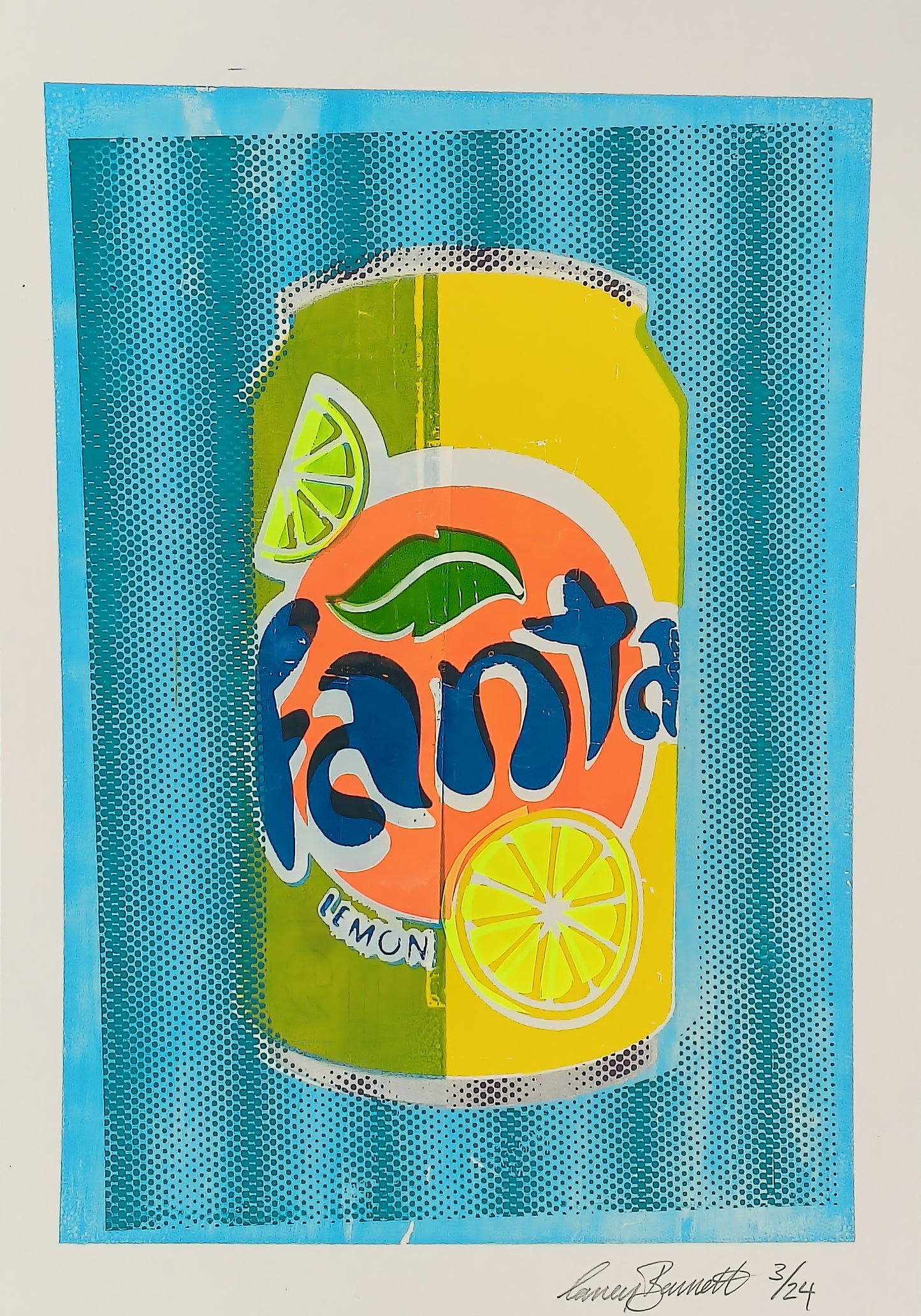 FANTA LEMON SCREENPRINT 03/24
