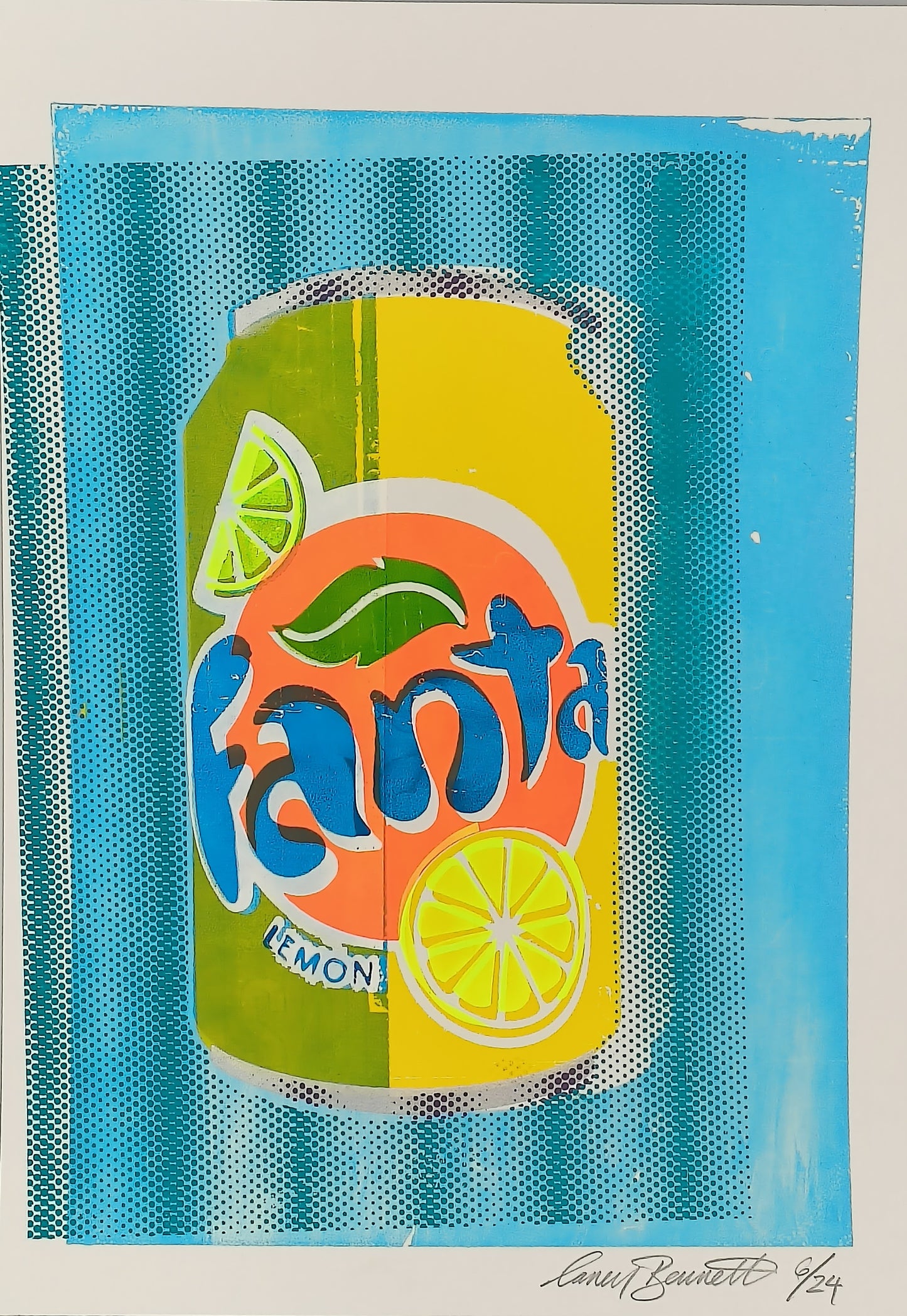 FANTA LEMON SCREENPRINT 06/24