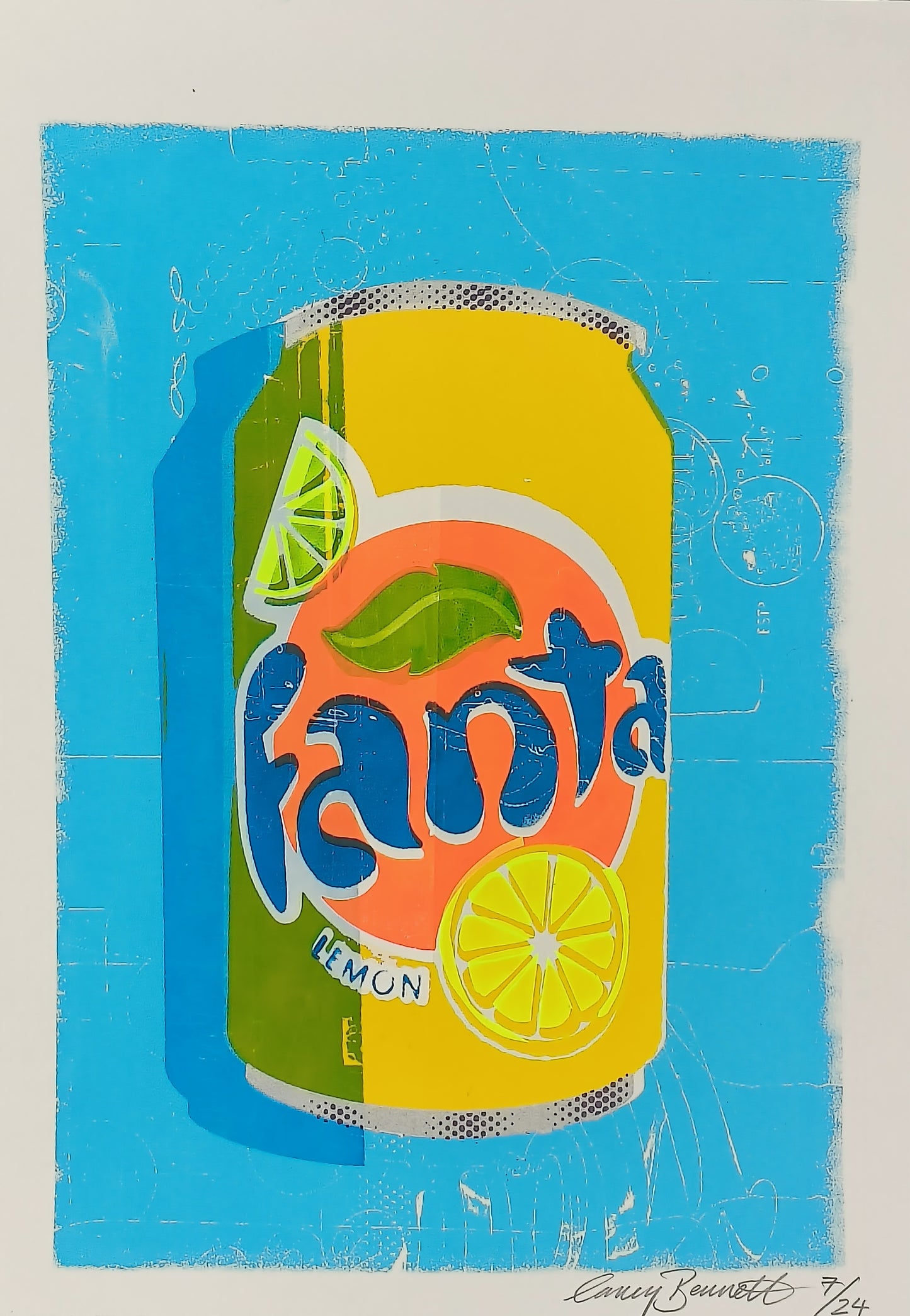 FANTA LEMON SCREENPRINT 07/24