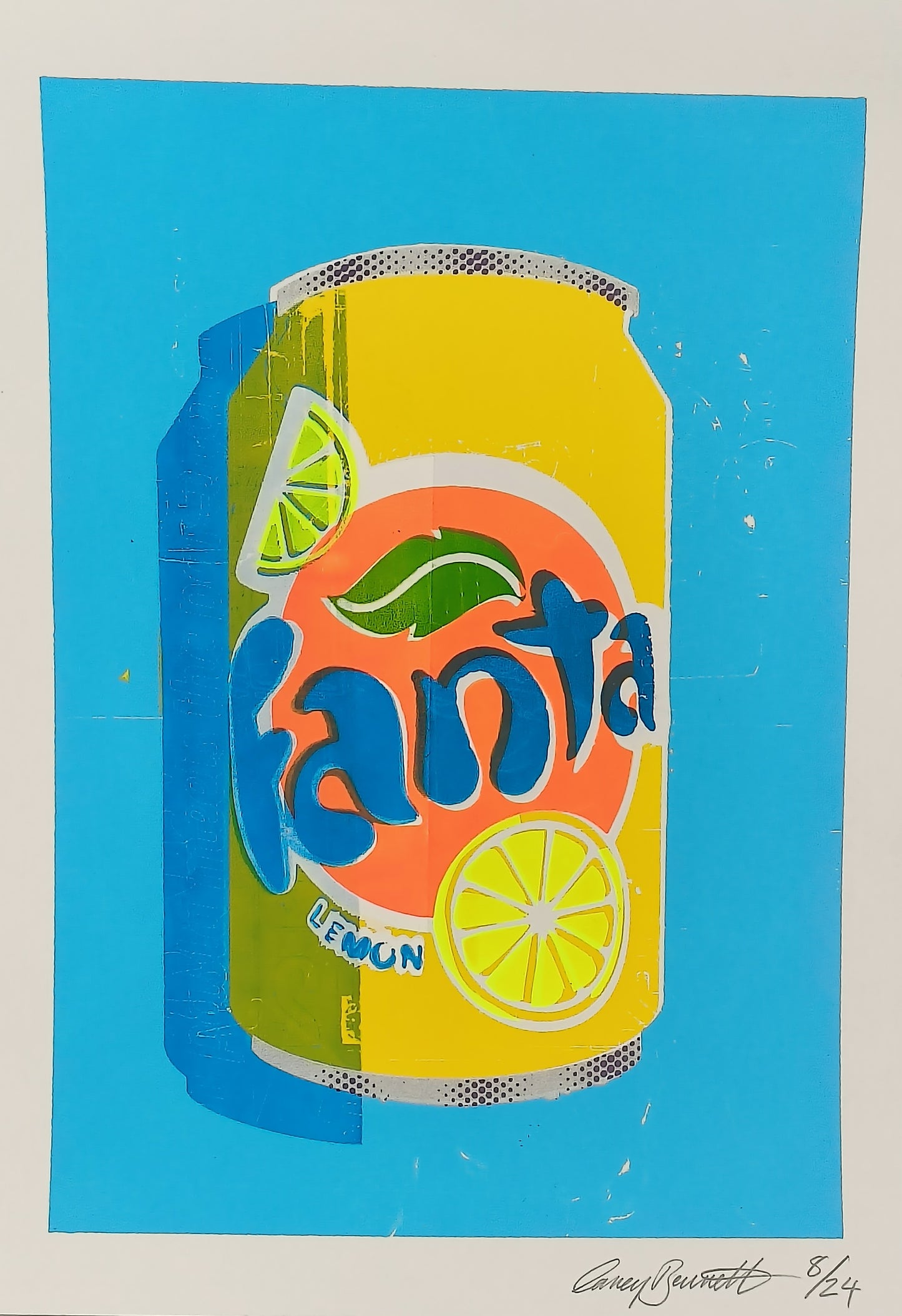 FANTA LEMON SCREENPRINT 08/24