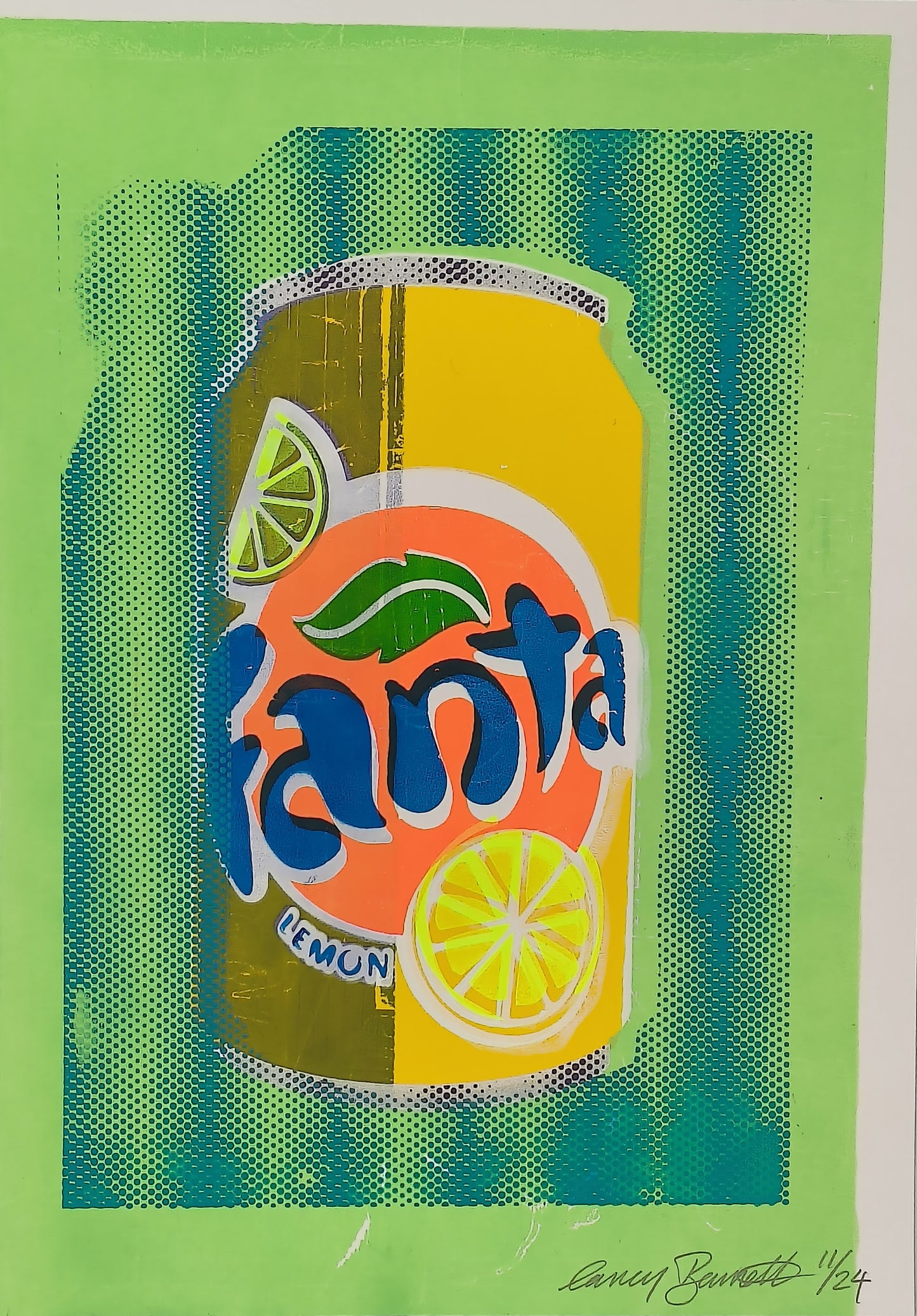 FANTA LEMON SCREENPRINT 11/24