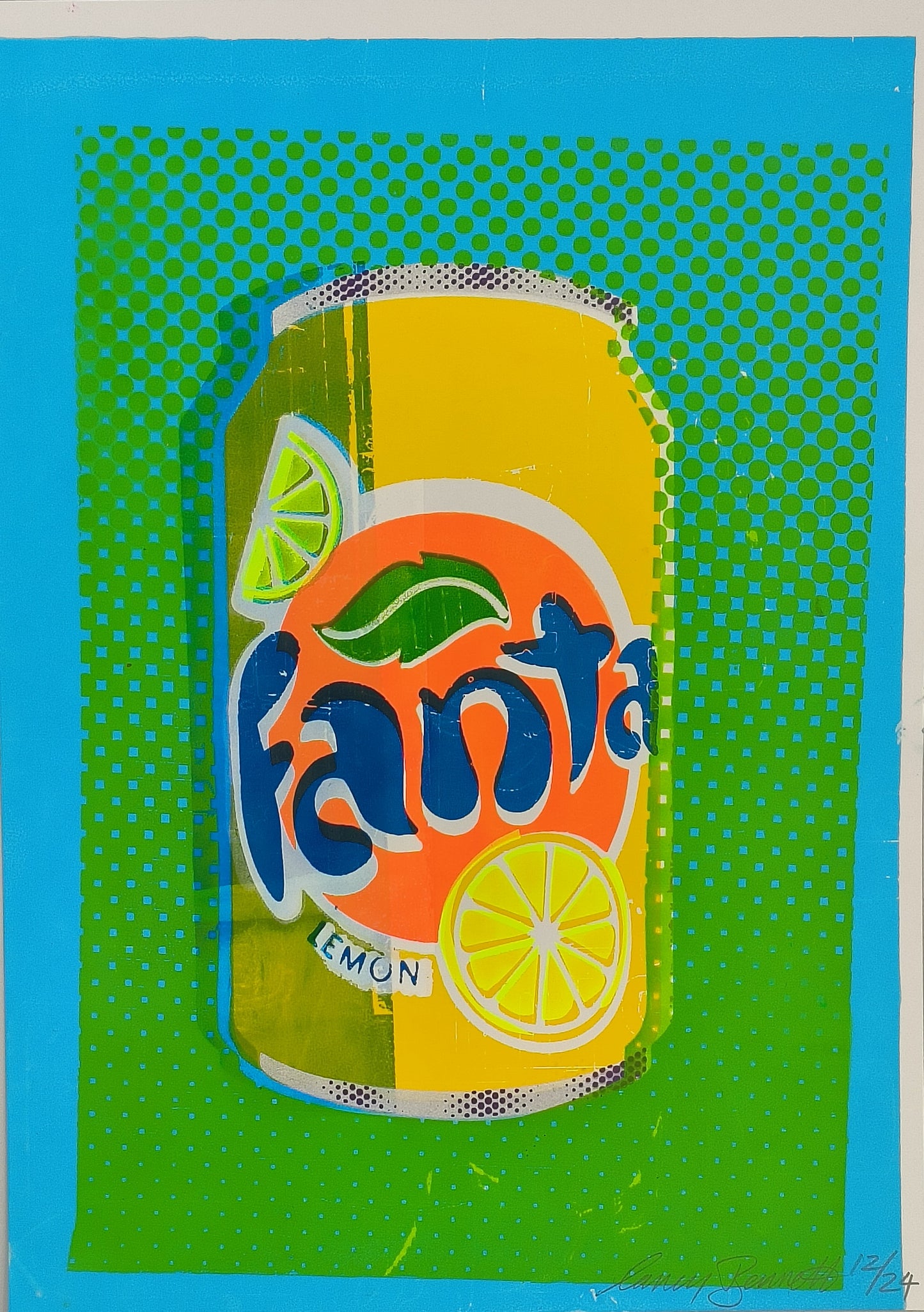 FANTA LEMON SCREENPRINT 12/24