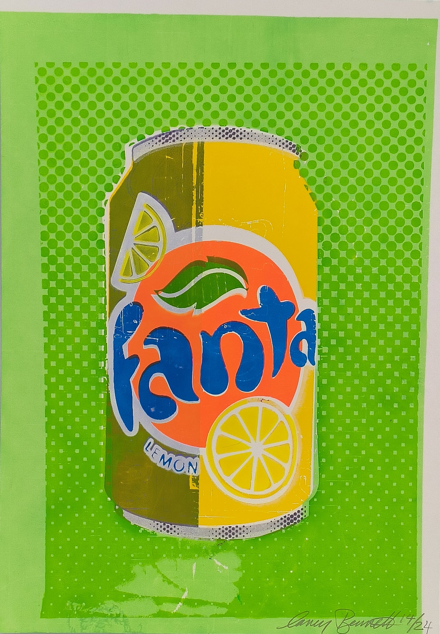 FANTA LEMON SCREENPRINT 14/24