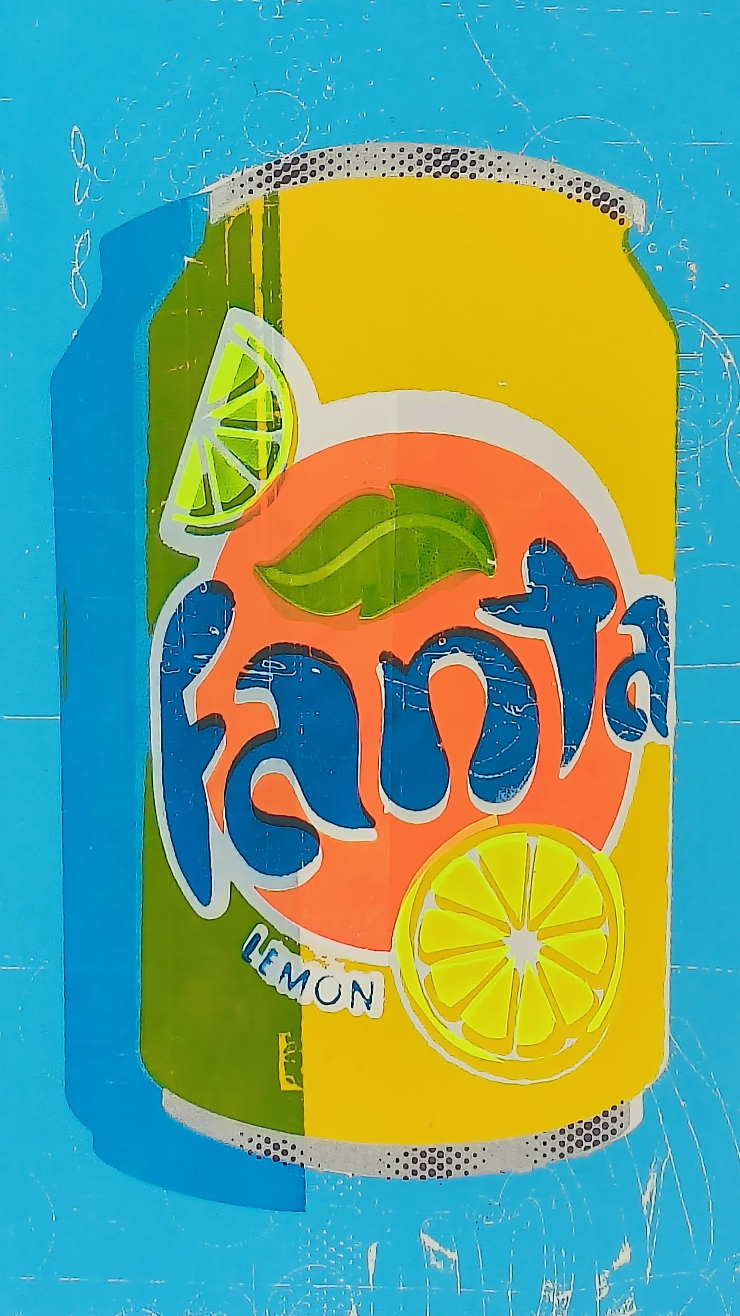 FANTA LEMON SCREENPRINT 07/24