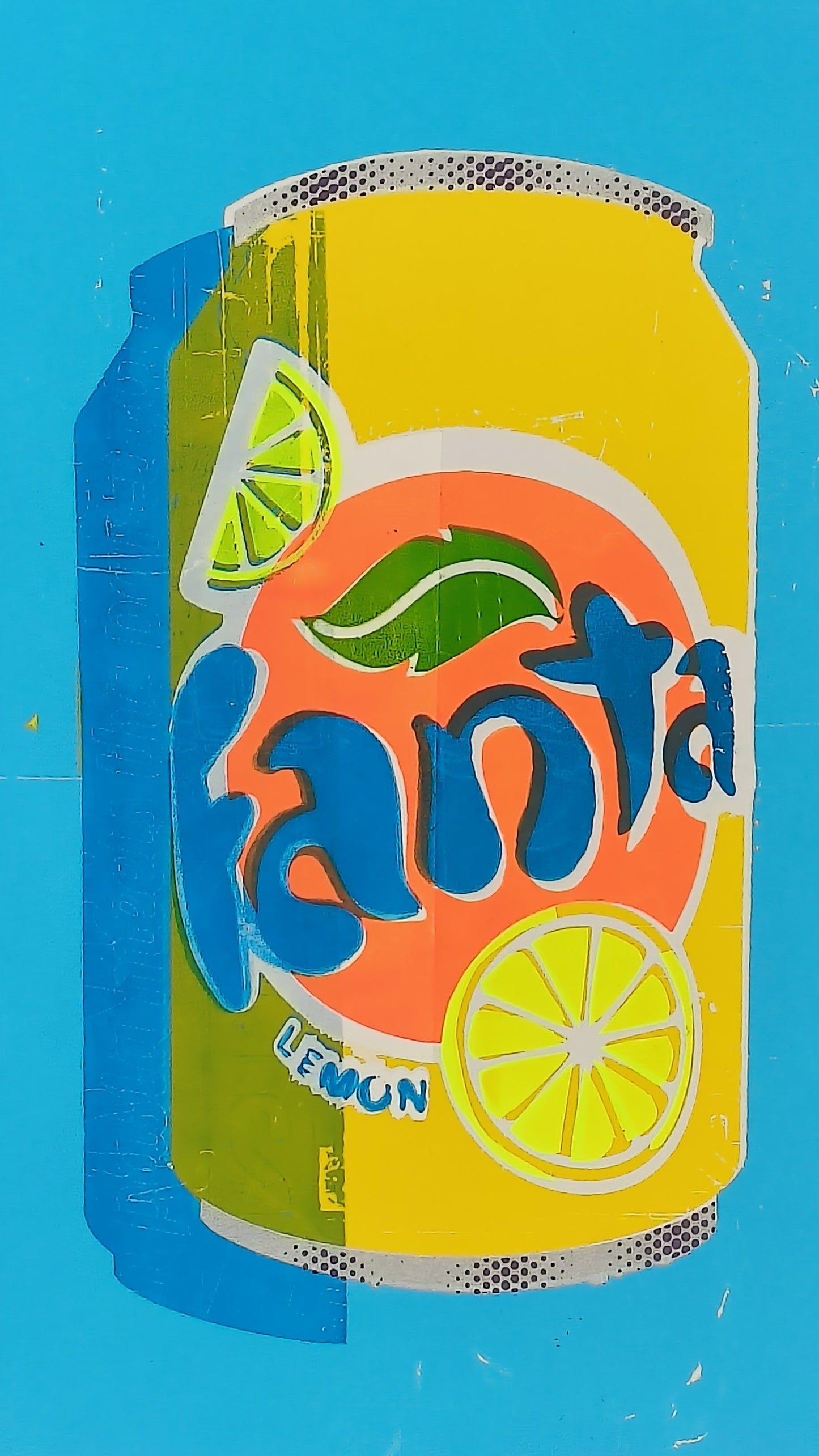 FANTA LEMON SCREENPRINT 08/24