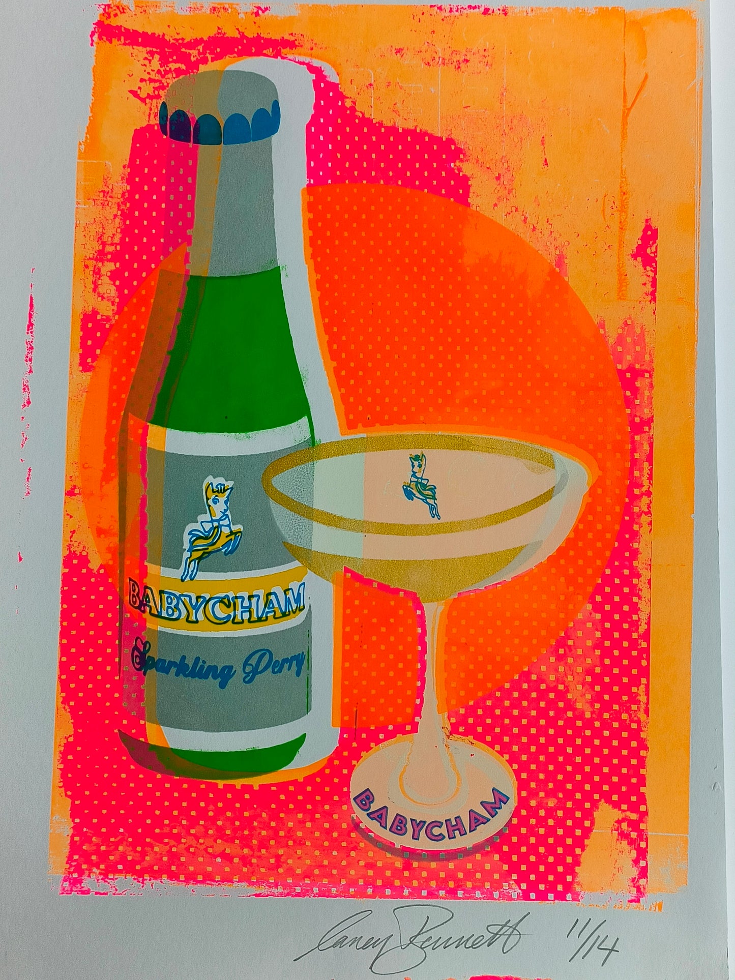 BABYCHAM SCREENPRINT 11/14