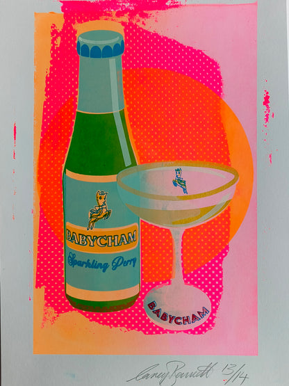 BABYCHAM SCREENPRINT 13/14