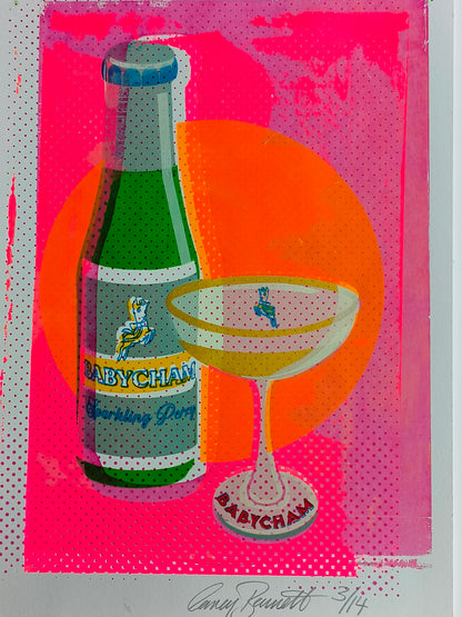 BABYCHAM SCREENPRINT 03/14