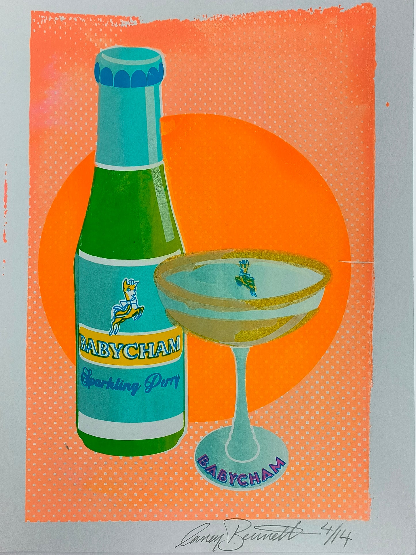 BABYCHAM SCREENPRINT 04/14