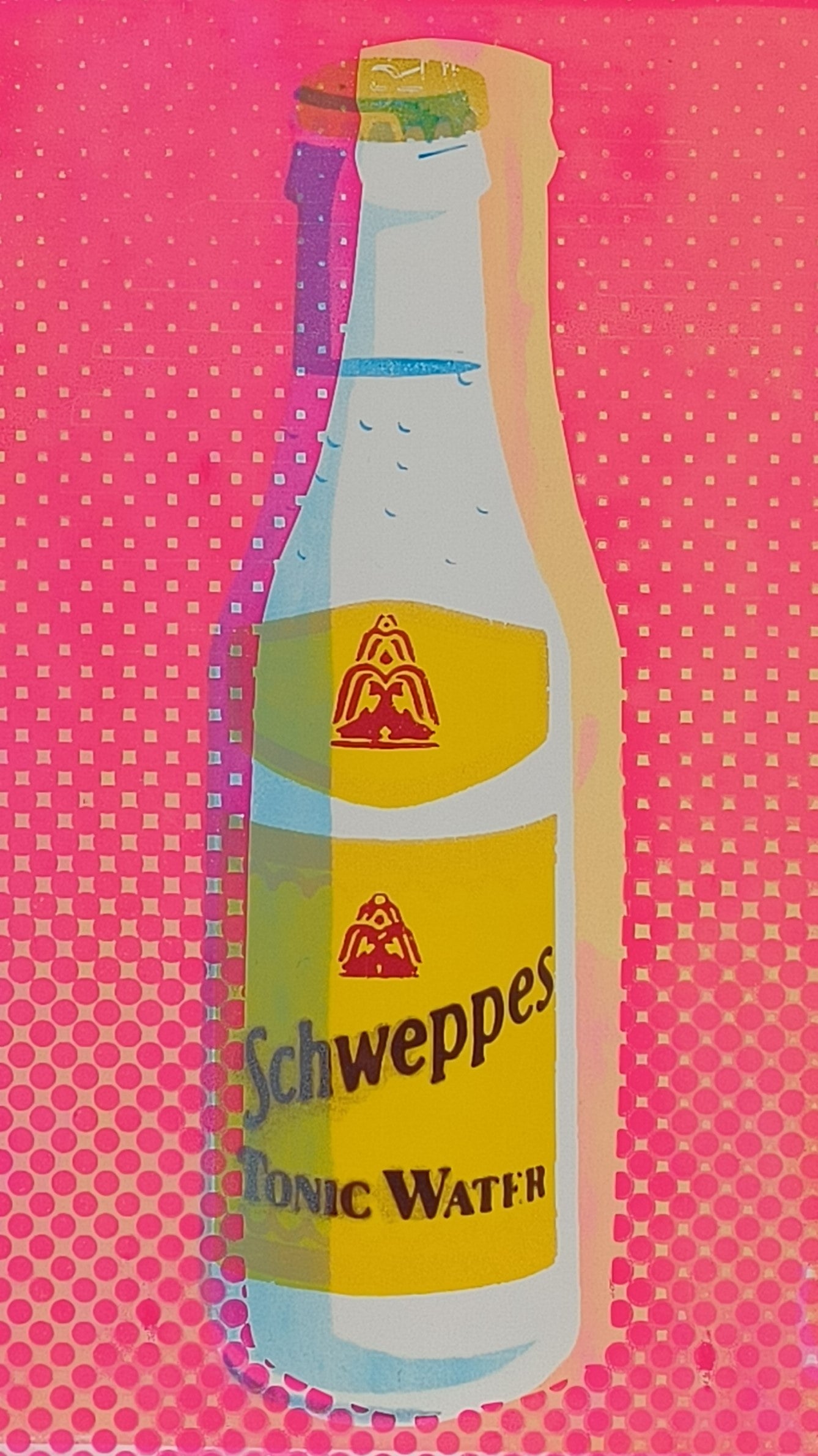 SCHWEPPES TONIC WATER SCREENPRINT 01/30