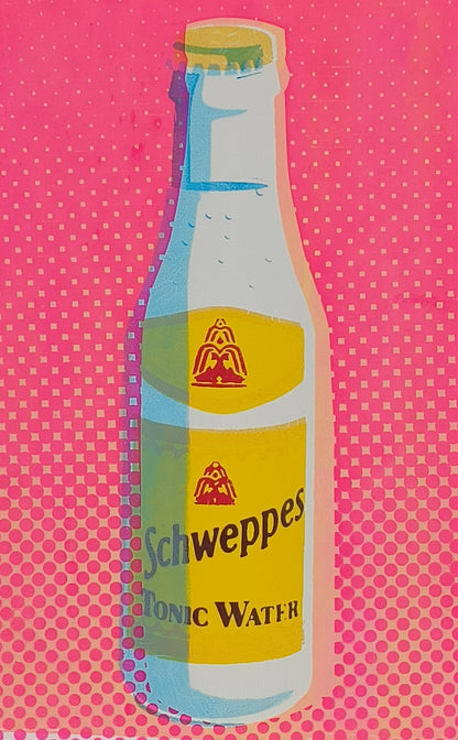 SCHWEPPES TONIC WATER SCREENPRINT 03/30