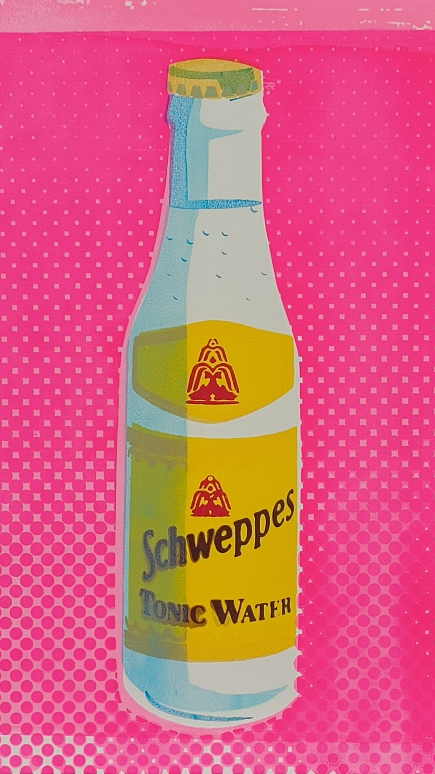 SCHWEPPES TONIC WATER SCREENPRINT 05/30