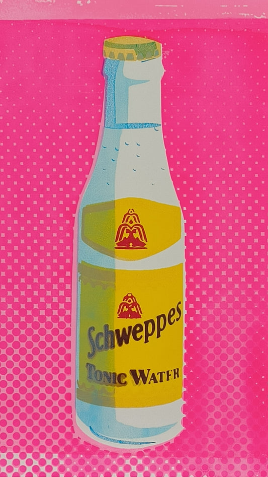 SCHWEPPES TONIC WATER SCREENPRINT 05/30