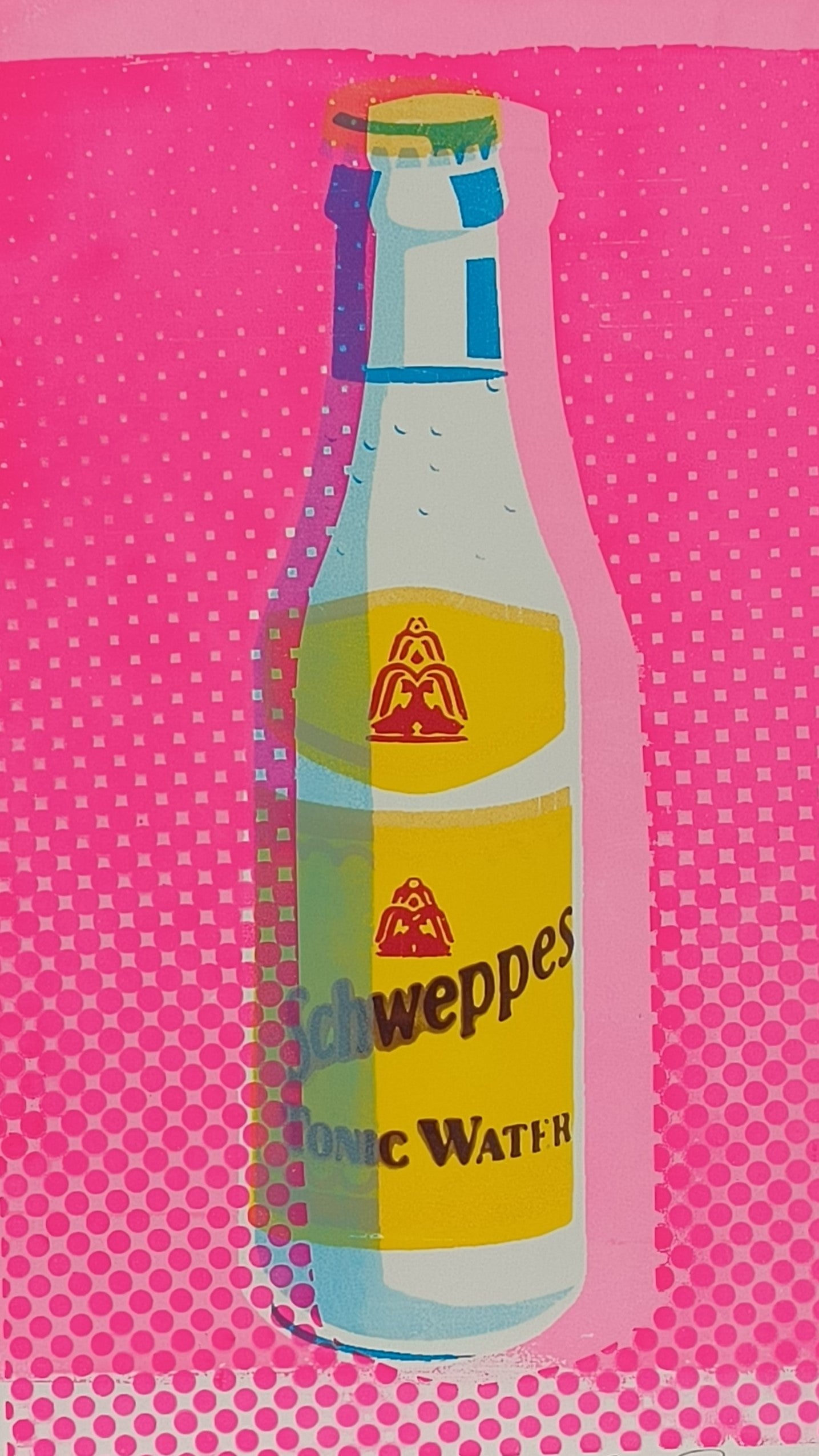 SCHWEPPES TONIC WATER SCREENPRINT 06/30