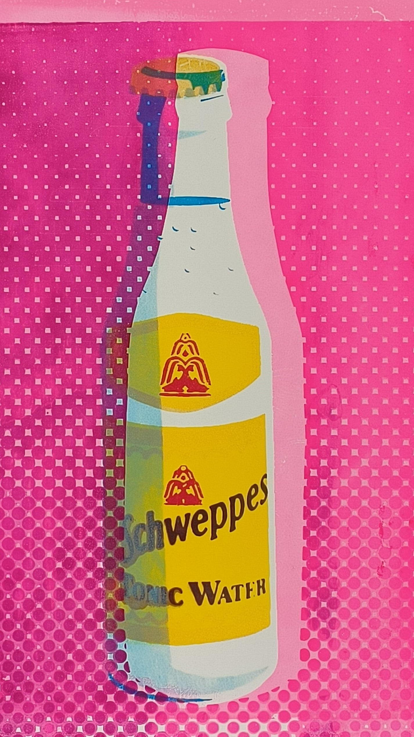 SCHWEPPES TONIC WATER SCREENPRINT 07/30