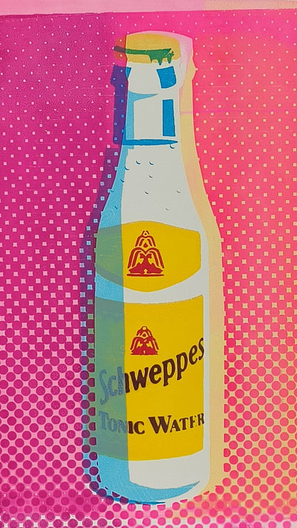 SCHWEPPES TONIC WATER SCREENPRINT 10/30