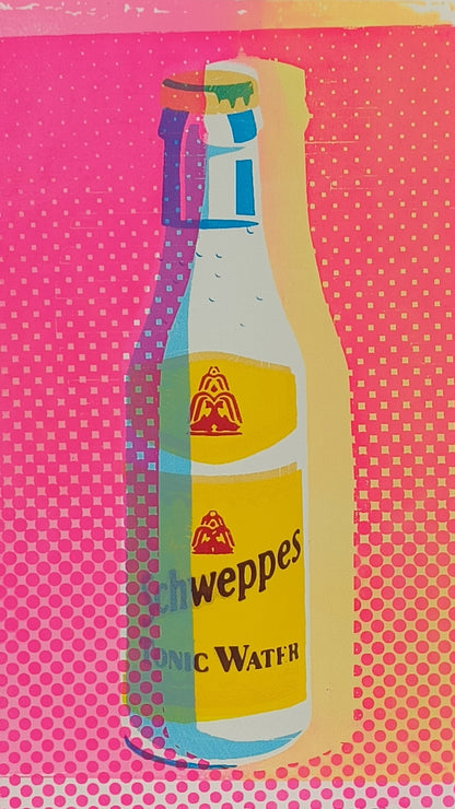 SCHWEPPES TONIC WATER SCREENPRINT 12/30