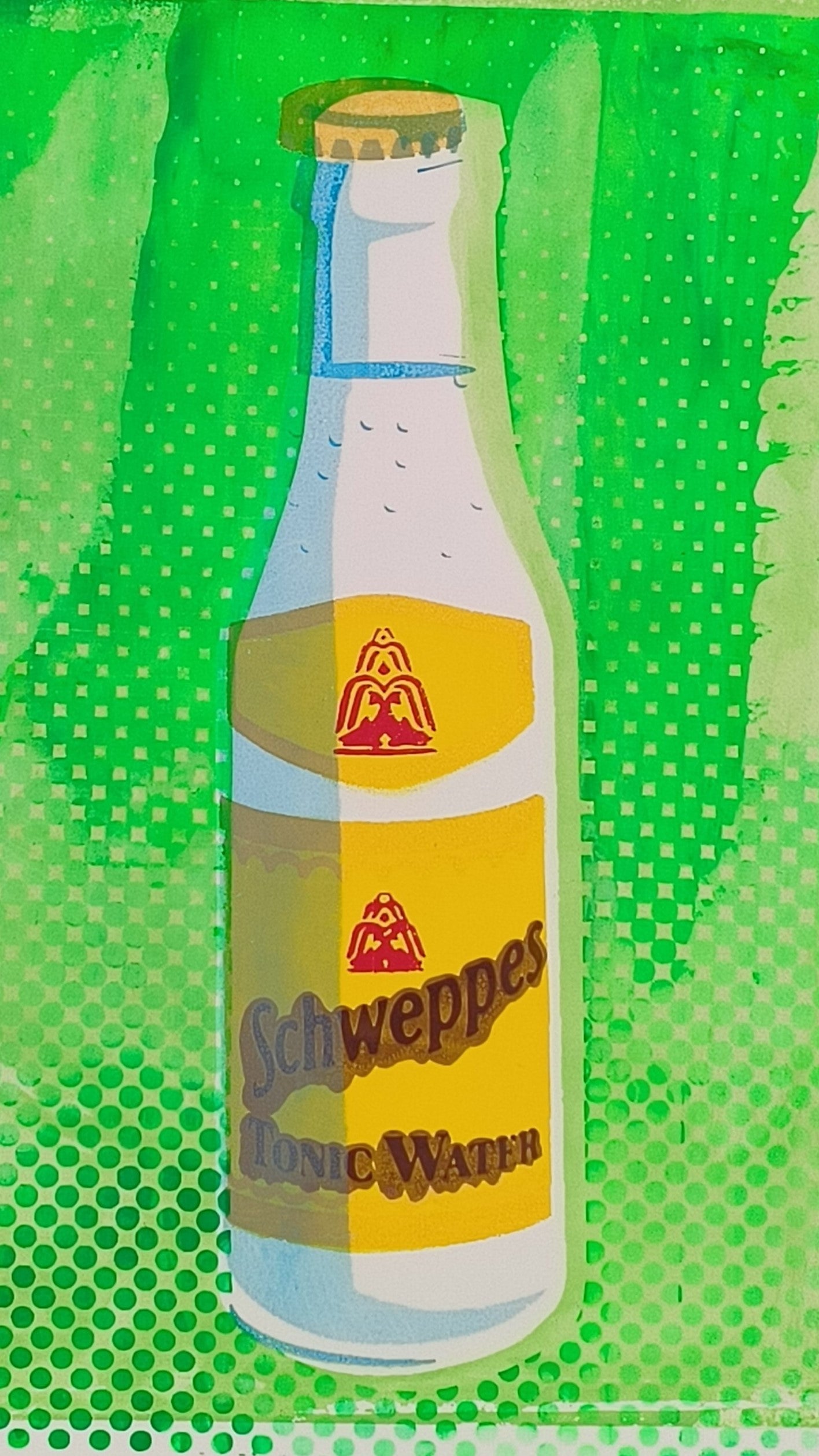 SCHWEPPES TONIC WATER SCREENPRINT 20/30