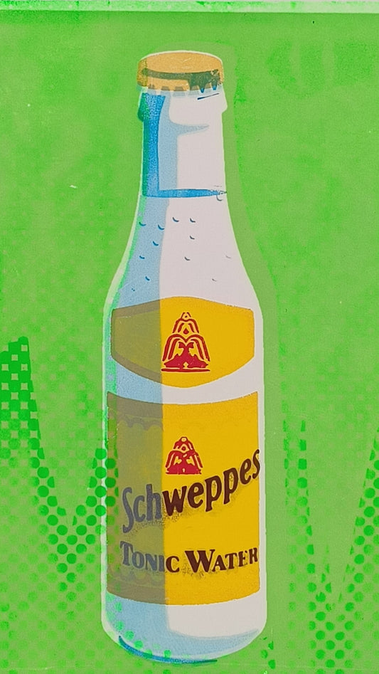 SCHWEPPES TONIC WATER SCREENPRINT 22/30