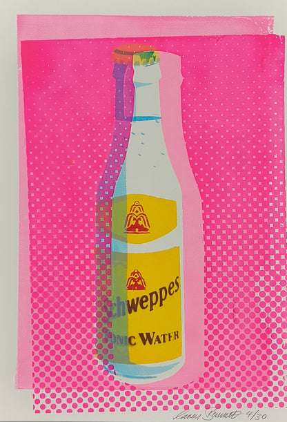 SCHWEPPES TONIC WATER SCREENPRINT 04/30