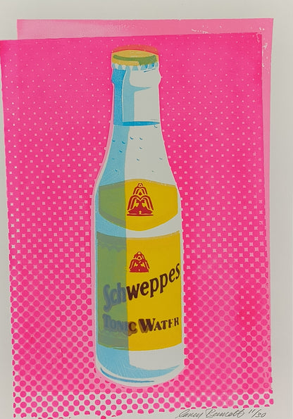 SCHWEPPES TONIC WATER SCREENPRINT 11/30