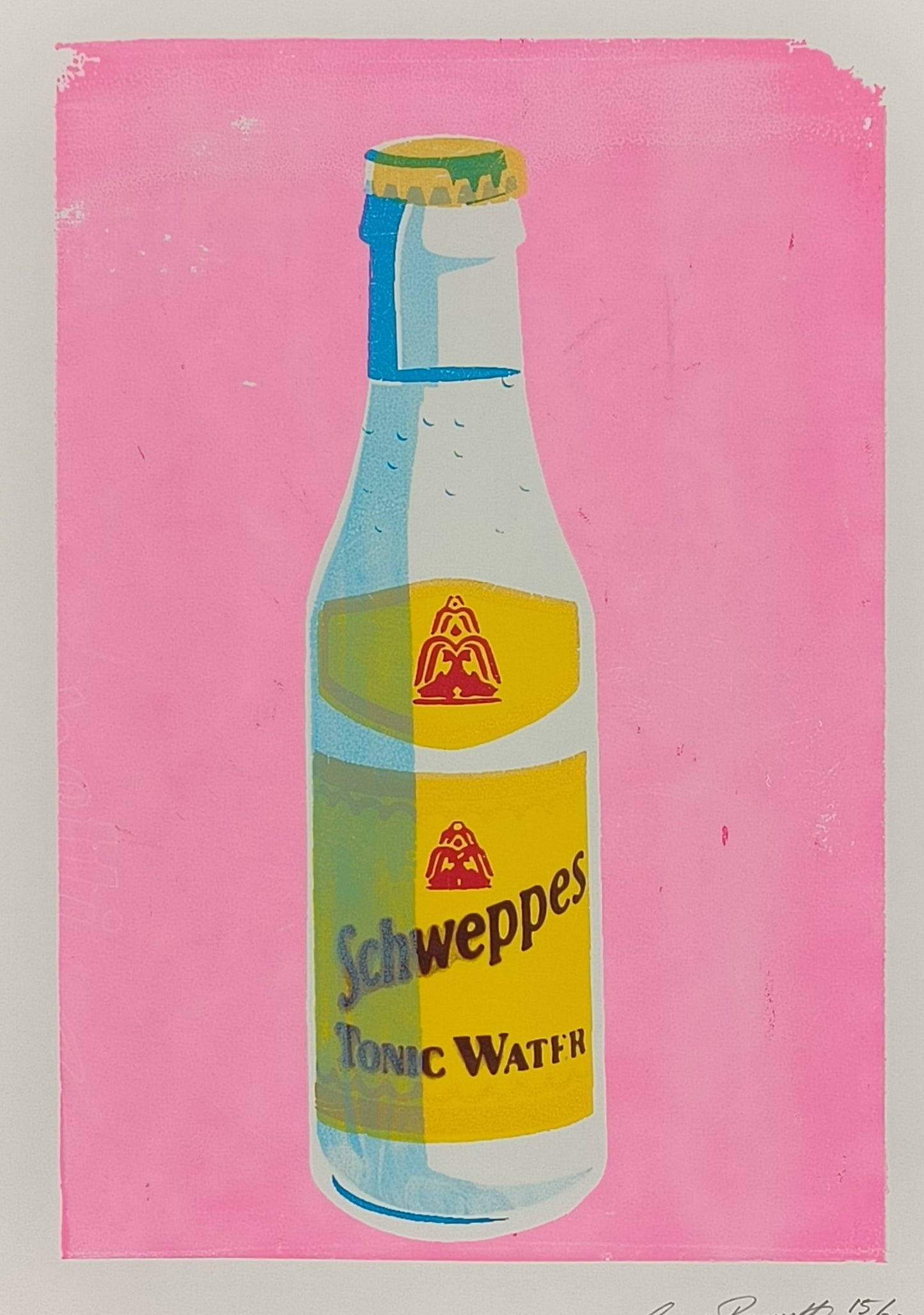 SCHWEPPES TONIC WATER SCREENPRINT 15/30