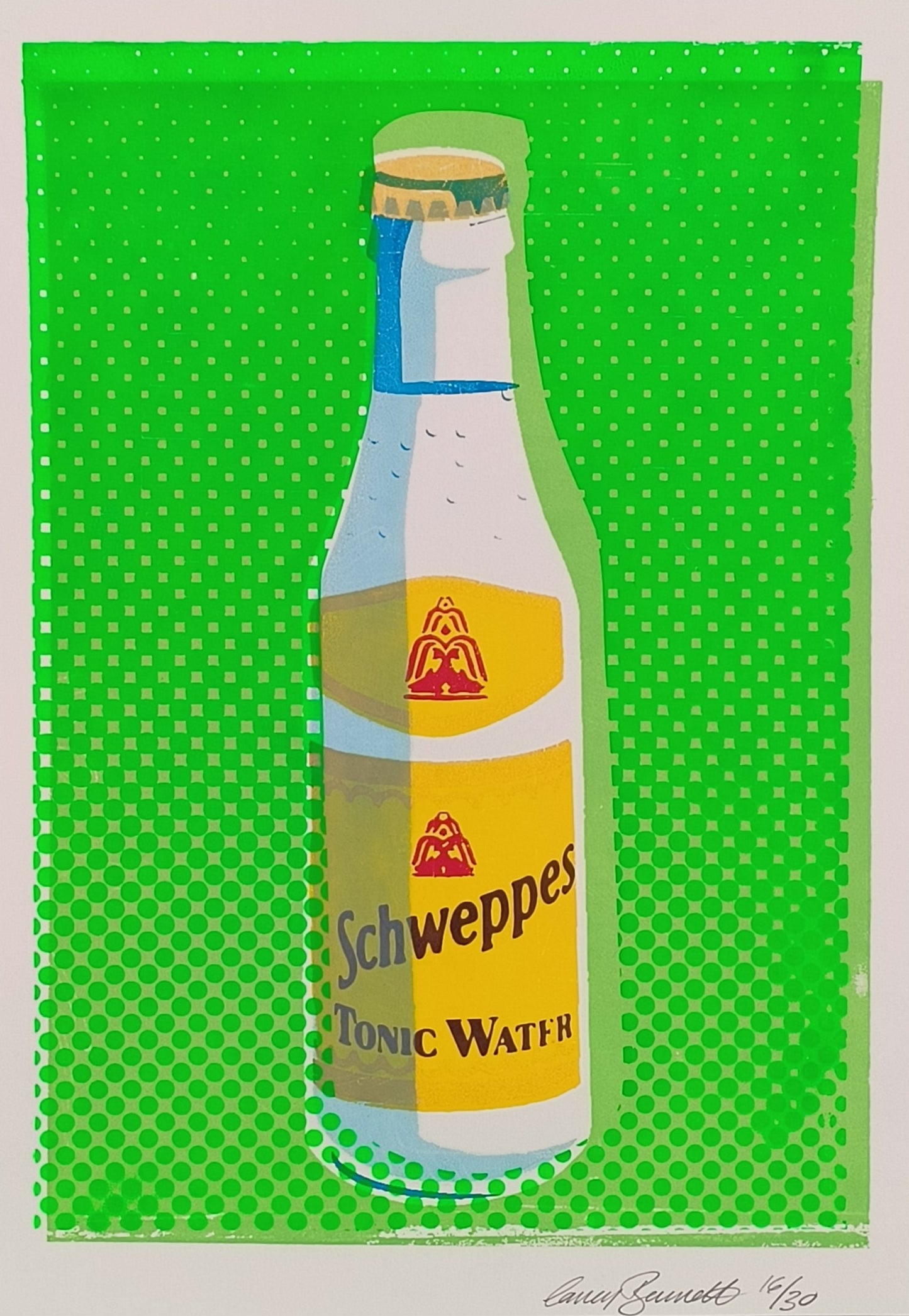 SCHWEPPES TONIC WATER SCREENPRINT 16/30