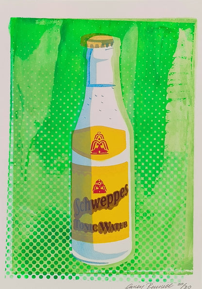 SCHWEPPES TONIC WATER SCREENPRINT 20/30