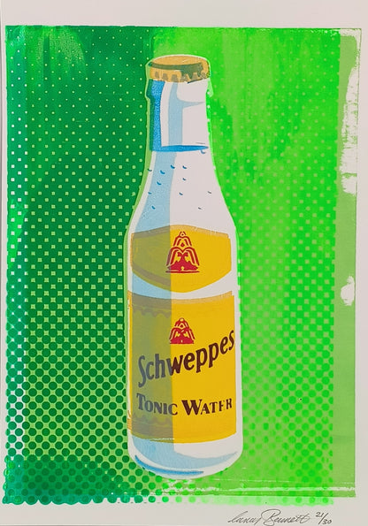 SCHWEPPES TONIC WATER SCREENPRINT 21/30