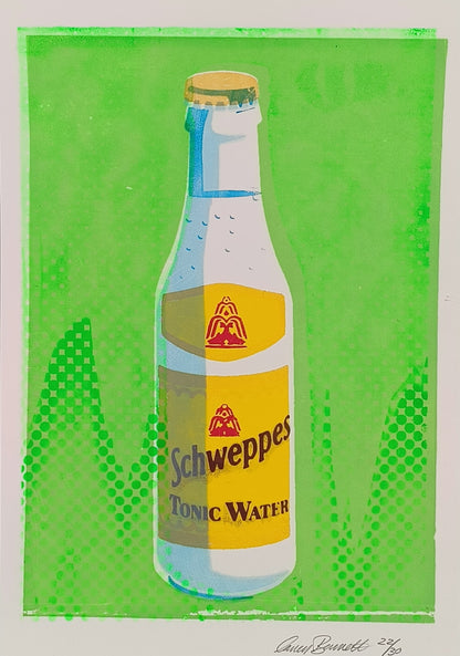 SCHWEPPES TONIC WATER SCREENPRINT 22/30