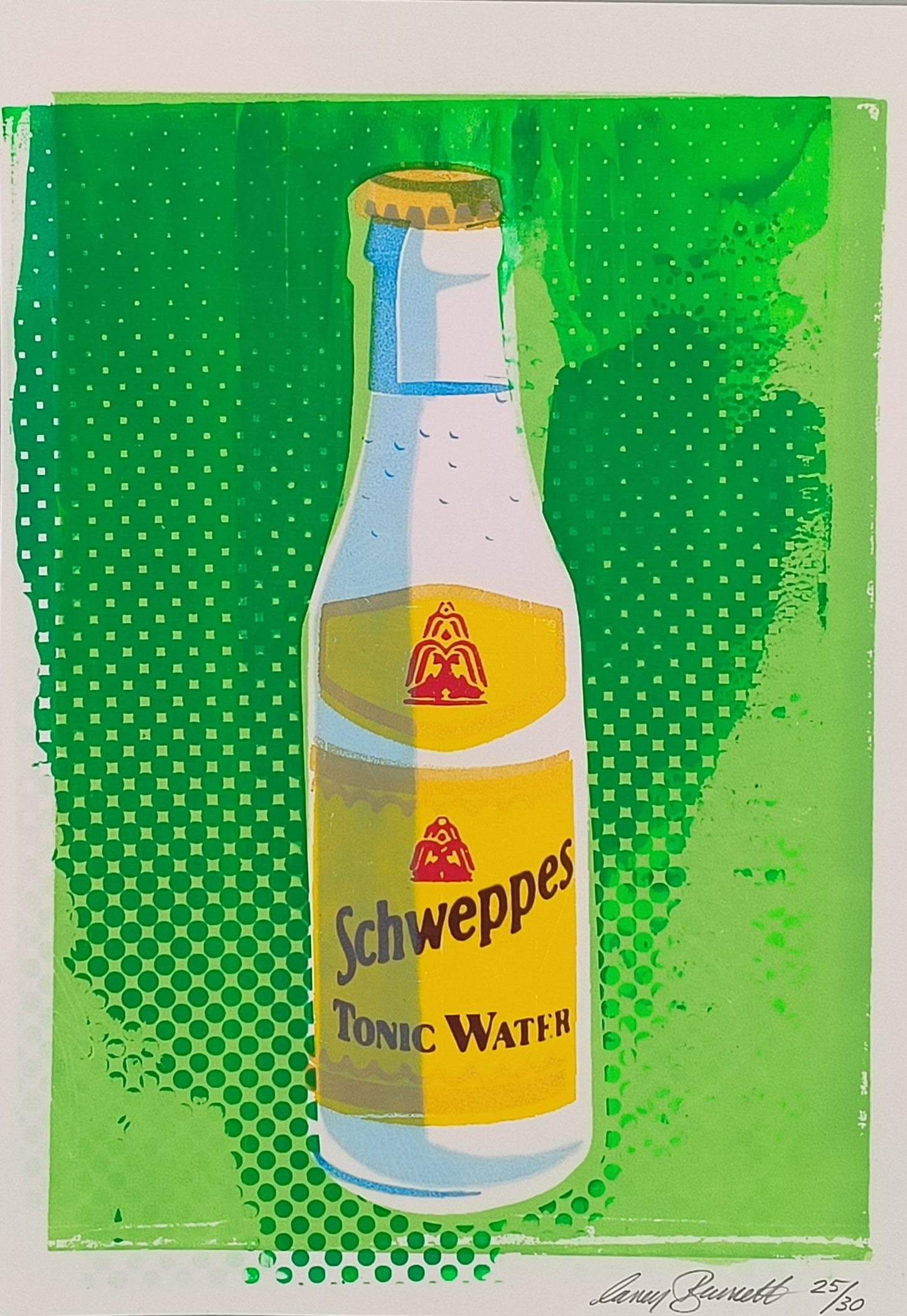 SCHWEPPES TONIC WATER SCREENPRINT 25/30