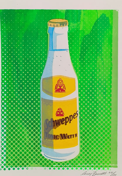 SCHWEPPES TONIC WATER SCREENPRINT 28/30