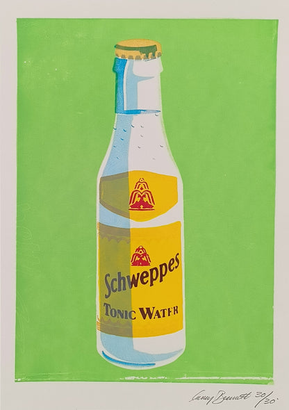 SCHWEPPES TONIC WATER SCREENPRINT 30/30