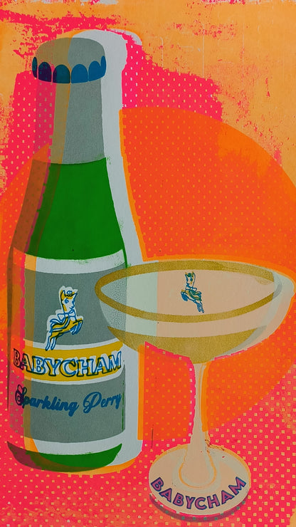 BABYCHAM SCREENPRINT 11/14