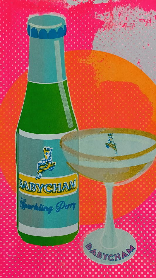 BABYCHAM SCREENPRINT 14/14