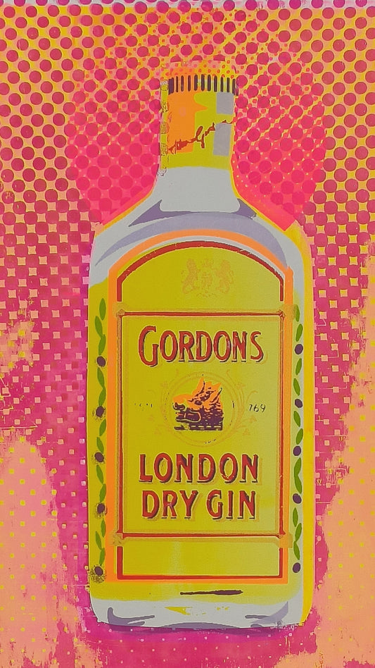 GORDON'S GIN SCREENPRINT (orange) 15/20