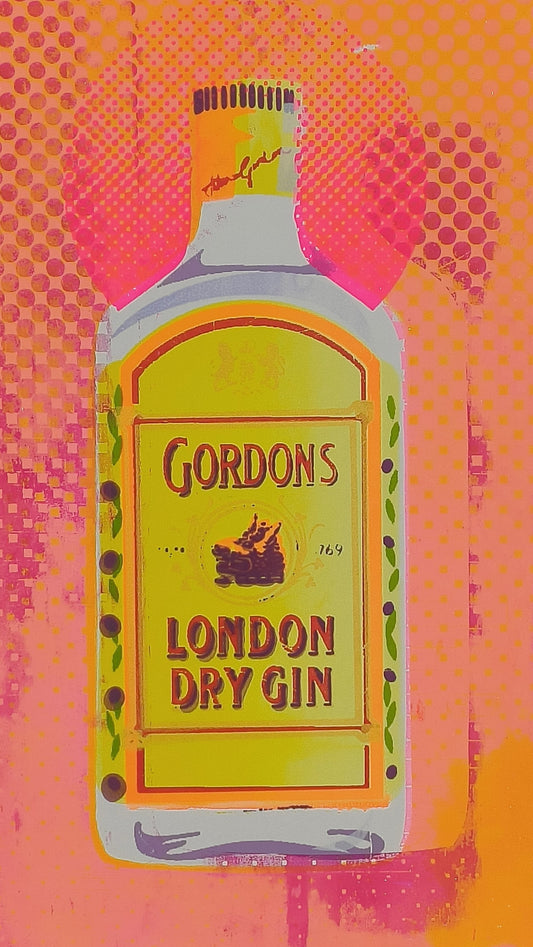 GORDON'S GIN SCREENPRINT (orange) 19/20