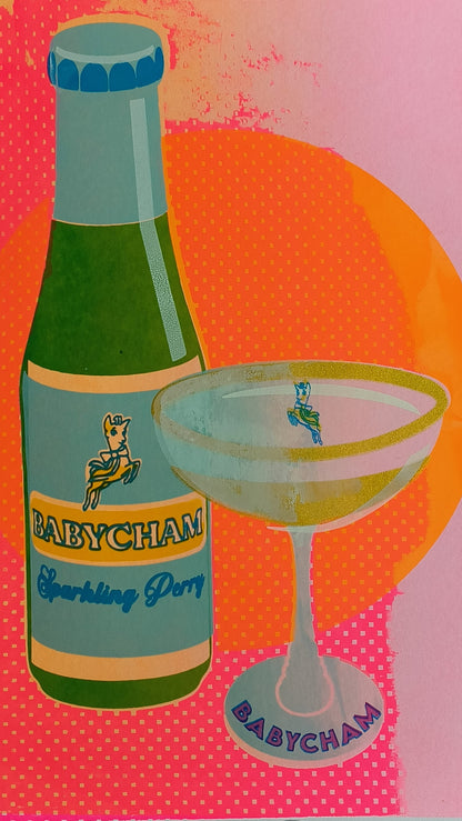 BABYCHAM SCREENPRINT 01/14