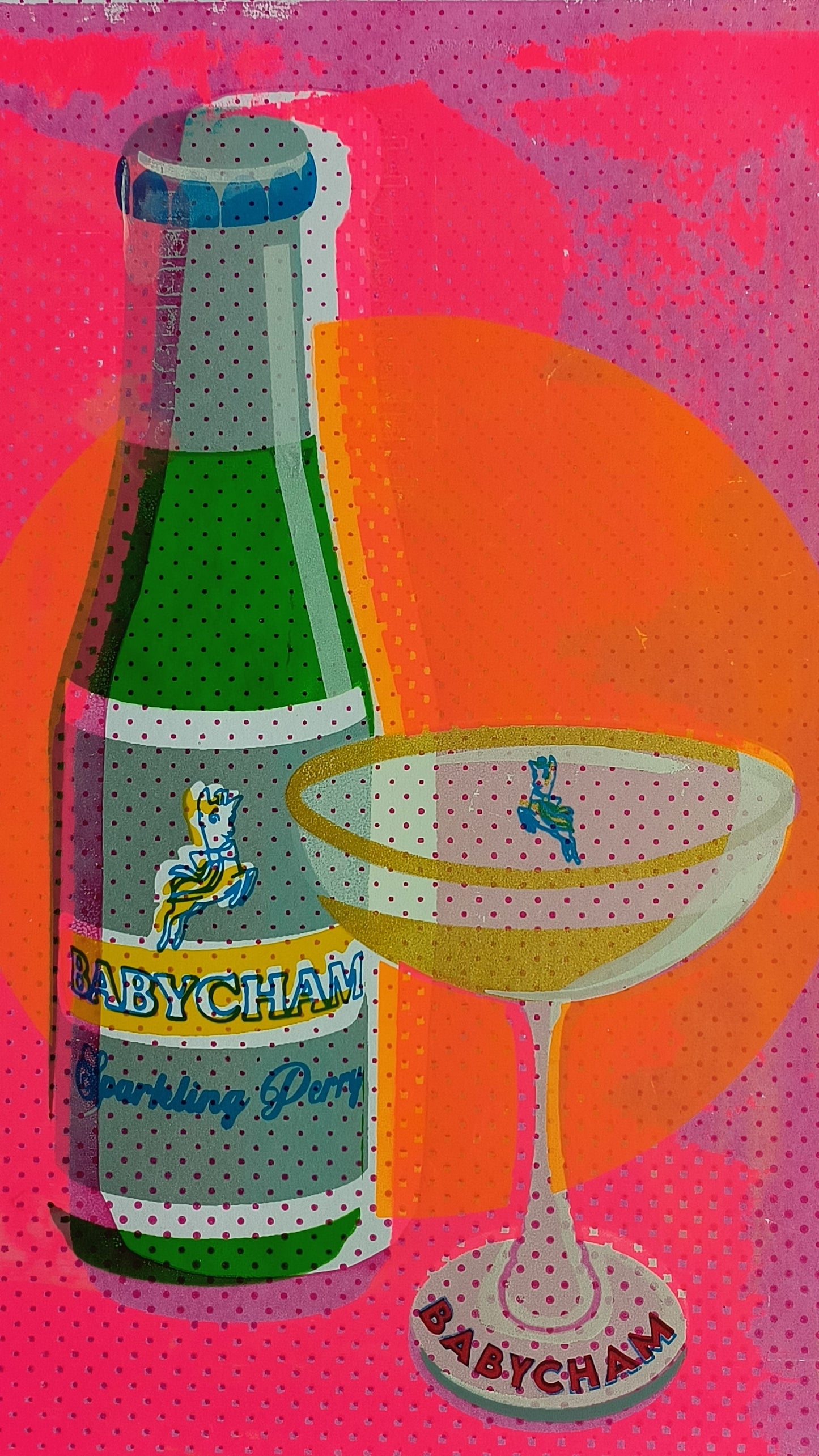 BABYCHAM SCREENPRINT 03/14