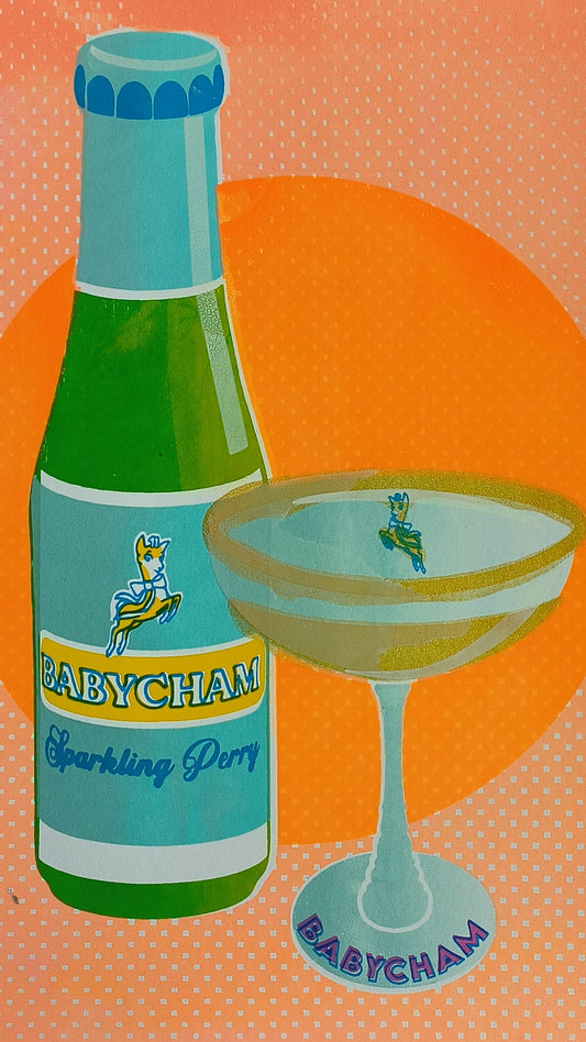 BABYCHAM SCREENPRINT 04/14