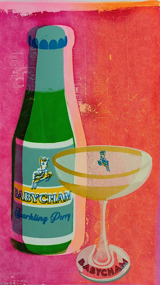 BABYCHAM SCREENPRINT 07/14